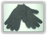 Guantes tejidos.