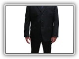  Ambos en sarga de polyester, gabardina y alpaca.