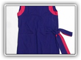 Delantal protección uniforme de azafata.