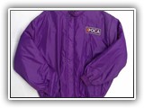 Campera corta impermeable, abrigo, cuello mao.