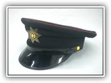 Gorras redondas, barbijos, botones, escudos, escarapelas, etcétera.